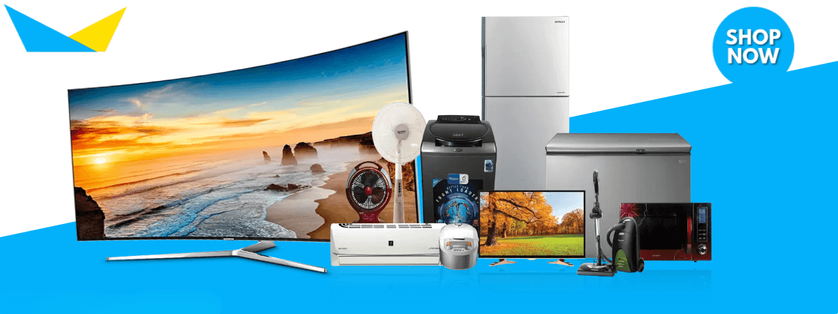 Mega sale — up to 50% off home appliances