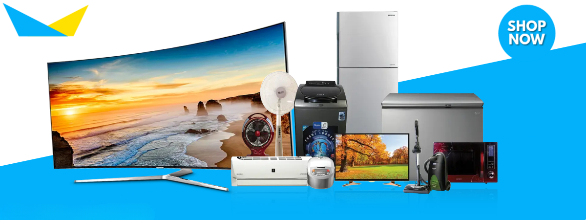Mega sale — up to 50% off home appliances
